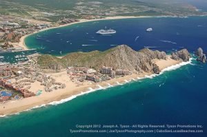 Aerial view of Solmar Beach at Lands End Cabo in 2012- 2381_r2