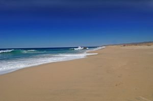 Playa Migriño beach along the Pacific, Los Cabos, Baja.