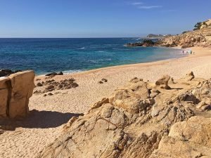 Playa Las Viudas or Widow's Beach, February 2021.