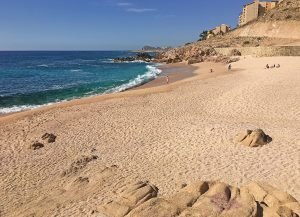 Playa Las Viudas or Widow's Beach, February 2021.