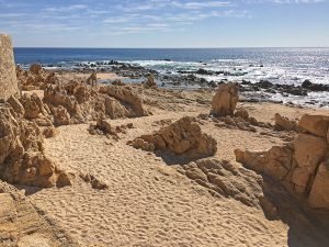 Playa Las Viudas or Widow's Beach, February 2016.