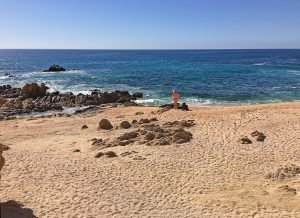 Playa Las Viudas or Widow's Beach, February 2021.