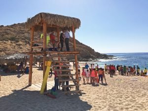 Santa Maria Beach and Bay (Playa Santa Maria), Tourist Corridor of Cabo San Lucas. March 18 2016.